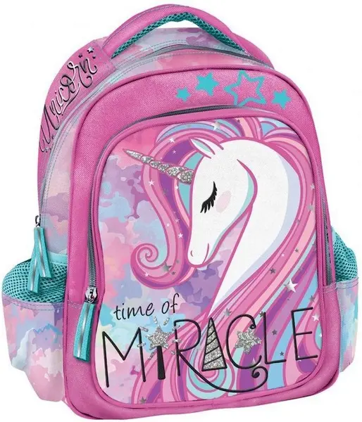 Ghiozdan pentru gradiniță Graffiti Unicorn - Miracle, cu 1 compartiment