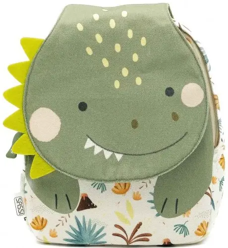 Ghiozdan pentru gradiniță Sassi Cracky The Dinosaur - 1 compartiment , mini