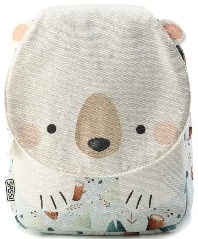 Ghiozdan pentru gradiniță Sassi Munchy The Bear - 1 compartiment , mini