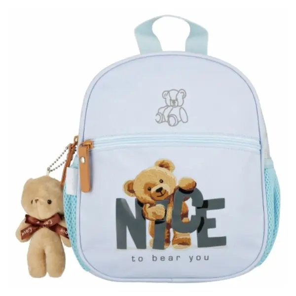 Ghiozdan pentru gradinita Starpak Bear,1 compartiment,blue, 26x23x9cm