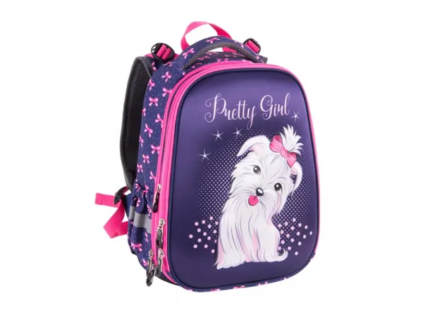 Ghiozdan Pulse Anatomic Cube Pretty Girl pentru clasele I-IV,38 x 28 x 18 cm