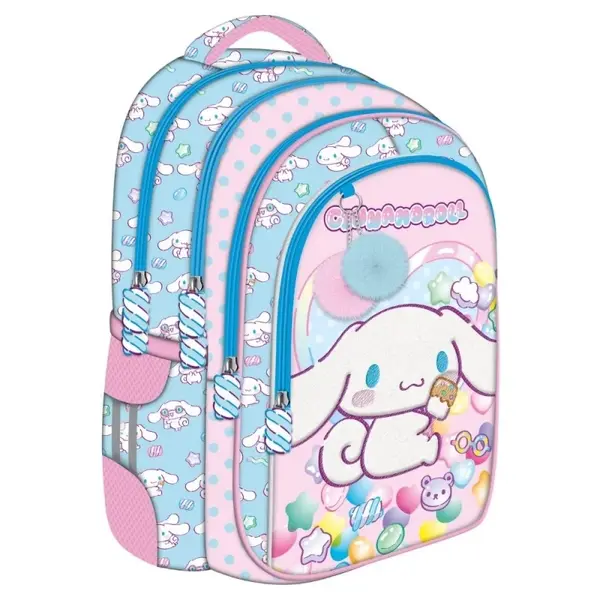 Ghiozdan scoala St.Majewski Cinnamoroll cu 4 compartimente, 40x28x18 cm