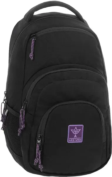 Ghiozdan școlar Ars Una AU-2 - Cordura Black And Violet