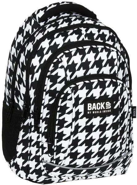Ghiozdan școlar Back Up A - Stylish, cu 4 compartimente