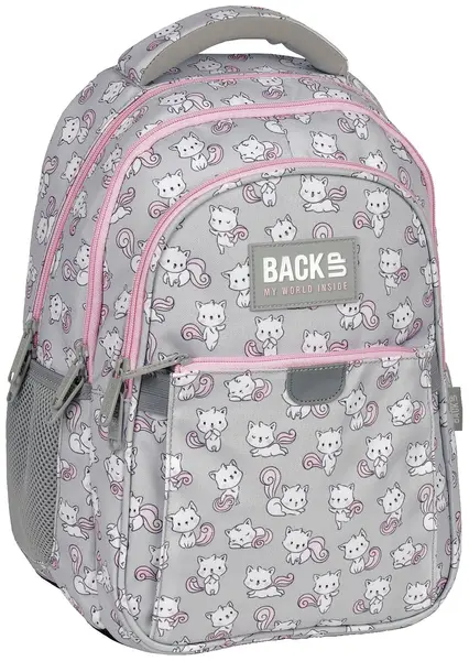 Ghiozdan școlar Back Up P - Kitty, cu 4 compartimente
