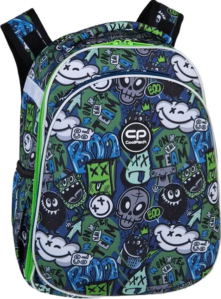 Ghiozdan școlar Cool Pack Turtle - Monster Team, 25 l