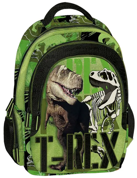 Ghiozdan școlar Graffiti T-Rex - Cu 3 compartimente