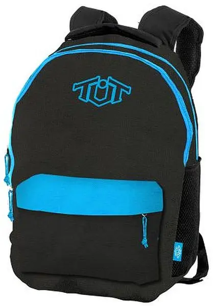 Ghiozdan școlar IMC Toys - Toneuptone,neon, negru cu albastru