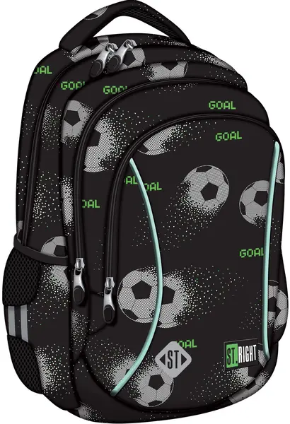 Ghiozdan școlar St. Right Pixel Balls - Cu 3 compartimente