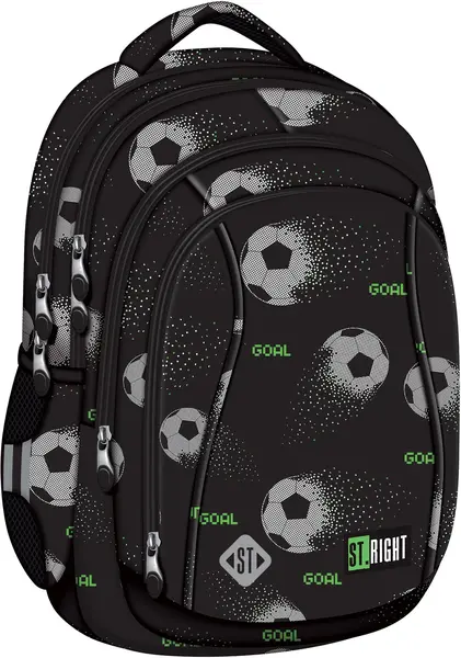 Ghiozdan școlar St. Right Pixel Balls - Cu 4 compartimente