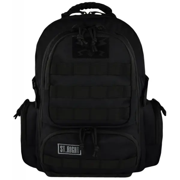 Ghiozdan St Majewski, St Right Military, Negru, 46 cm