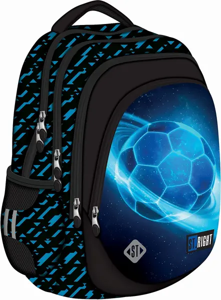 Ghiozdan St. Right Cosmic Soccer - 4 compartimente , 23 l