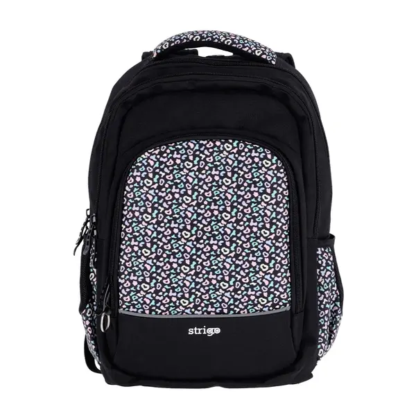 Ghiozdan Strigo Misty+ Black Pastel, 24L, 39A 27A 18 cm