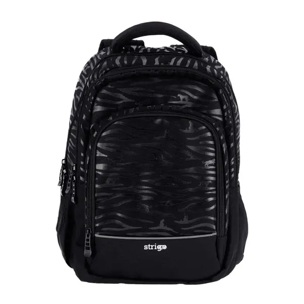 Ghiozdan Strigo Misty+ Black Tiger, 24L, 39A 27A 18 cm