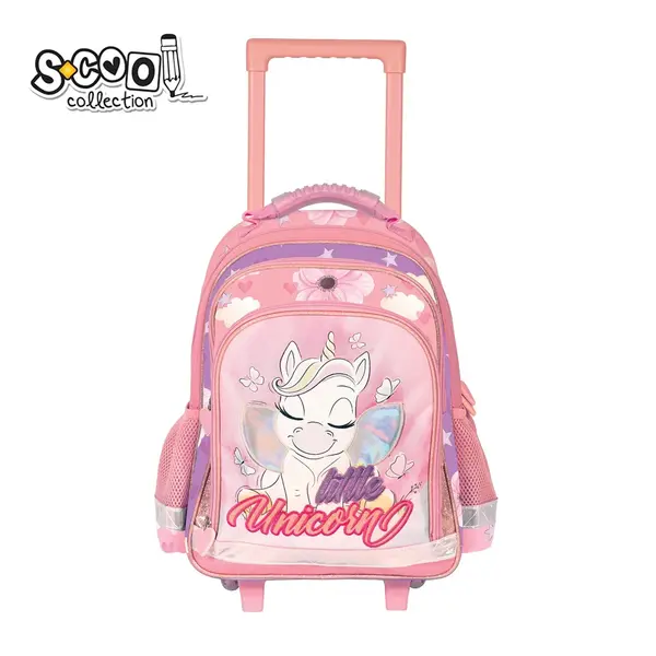Ghiozdan trolley, Little Unicorn, 38x29x14 cm, S-Cool