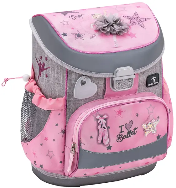 Ghiozdanul-cutie școală Belmil Classic - Ballet Light Pink, 1 compartiment