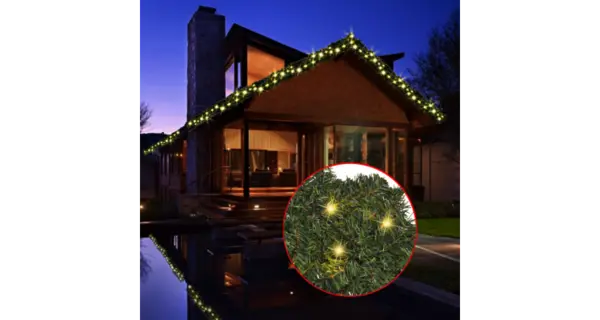 Ghirlanda de Craciun cu becuri LED 20 m