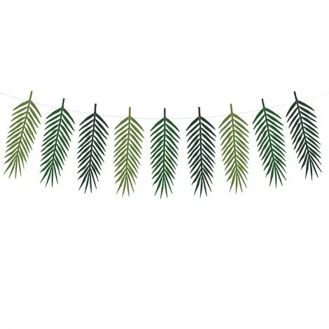 Ghirlanda frunze tropicale 1.25 m