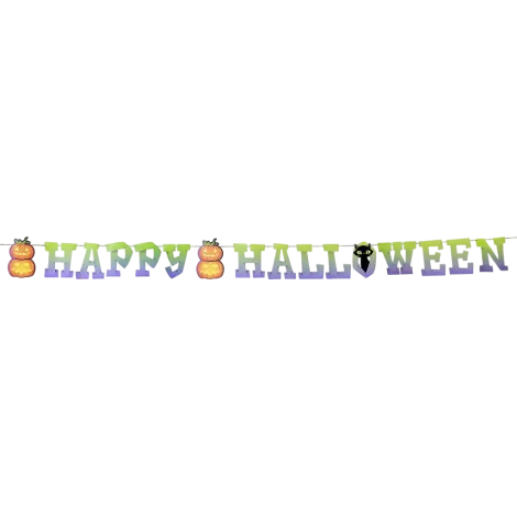Ghirlanda happy halloween 350 cm