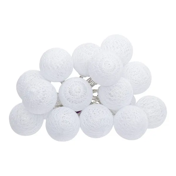 Ghirlanda luminite LED pentru gradina Batoni Alb 6x6x435 cm