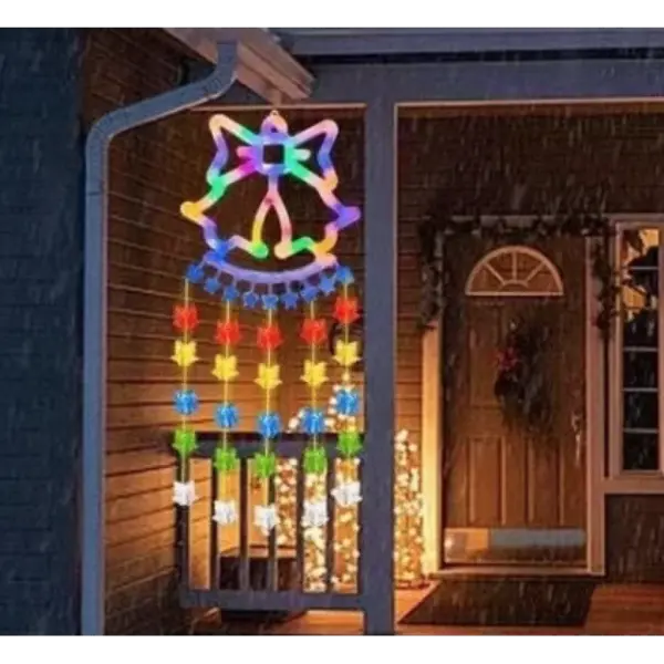 Ghirlanda luminoasa colorata, 160 cm cu 60LED alimentare la priza, multicolor