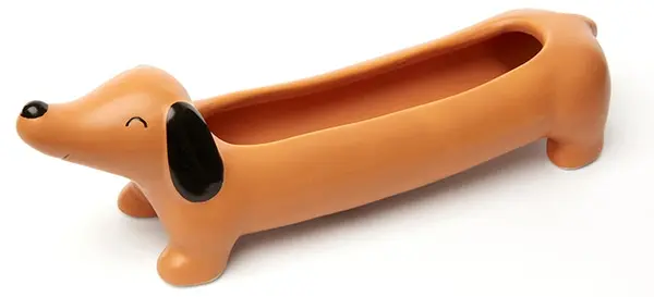 Ghiveci mic Kikkerland - Teckel, maro