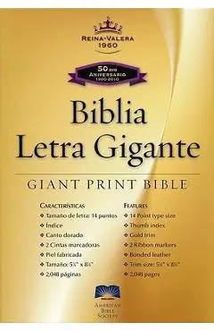 Giant Print Bible-Rvr 1960-50th Anniversary - American Bible Society
