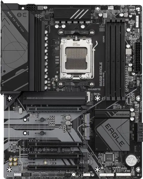 GIGABYTE B650 EAGLE - AM5, DDR5, 3 M.2, 4 SATA, PCIe 4.0, ATX