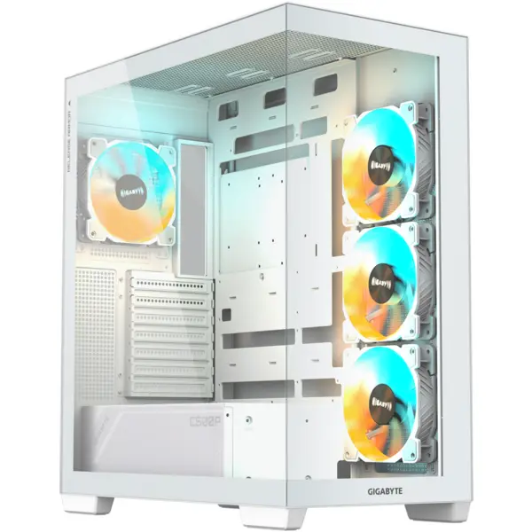 Gigabyte Carcasa GIGABYTE C500 PANORAMIC STEALTH ICE, Mid-Tower, ATX, Alb