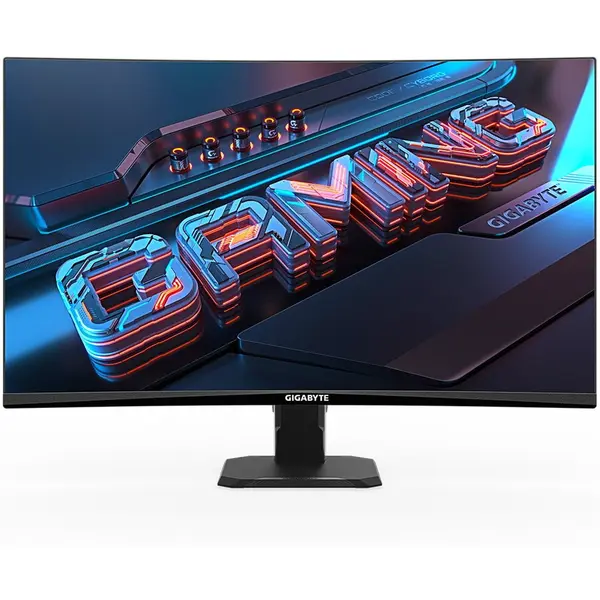 Gigabyte Monitor Curbat GIGABYTE Gaming GS27FC, 27, Full Hd, VA, 1 ms, 180 Hz, HDR FreeSync Premium, Negru