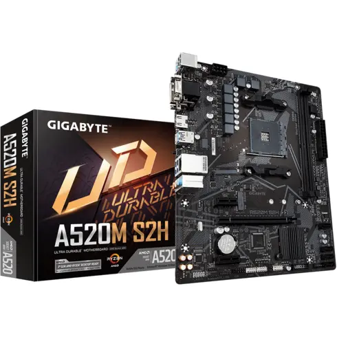 Gigabyte Placa de baza GIGABYTE A520M S2H