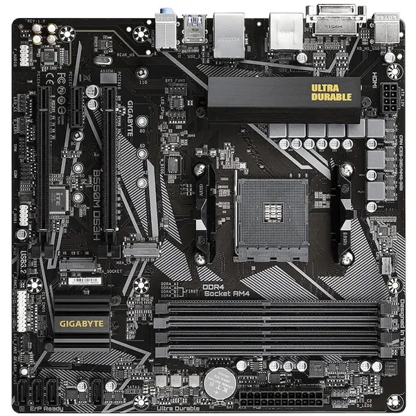 Gigabyte Placa de Baza GIGABYTE B550M DS3H R2, AM4, 4x DDR4
