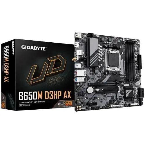 Gigabyte Placa de baza Gigabyte B650M D3HP AX, AMD B650, Socket AM5, mATX