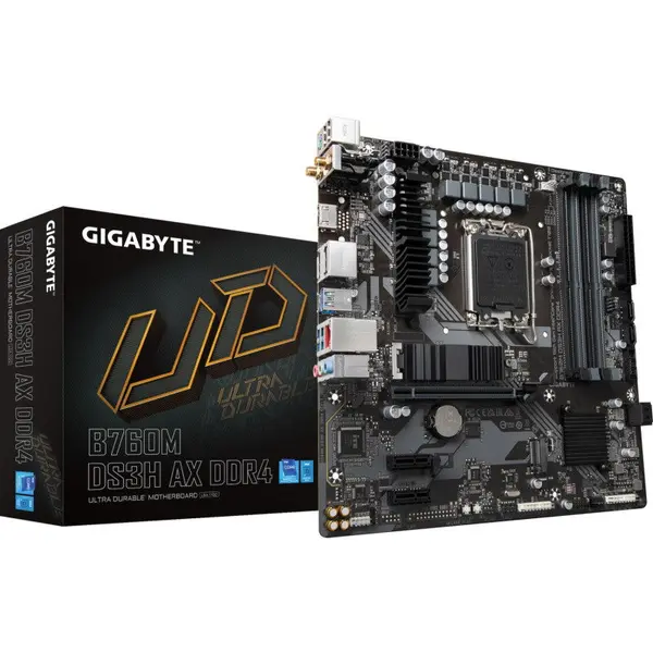 Gigabyte Placa de baza GIGABYTE B760M DS3H AX DDR4