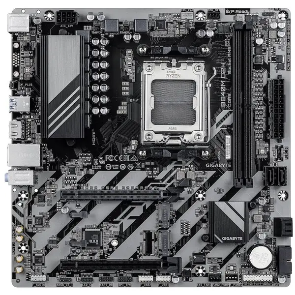 Gigabyte Placa de Baza GIGABYTE B840M D2H, AM5, 2x DDR5, mATX
