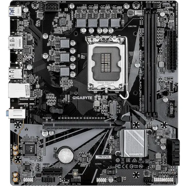 Gigabyte Placa de baza Gigabyte H610M D3W, Intel H610, DDR5, Socket 1700, Interfata PCI Express x16 4.0, mATX