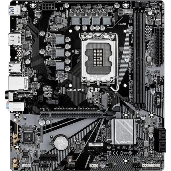 Gigabyte Placa de baza GIGABYTE H610M D3W WIFI6, Intel H610, socket 1700, DDR5, mATX