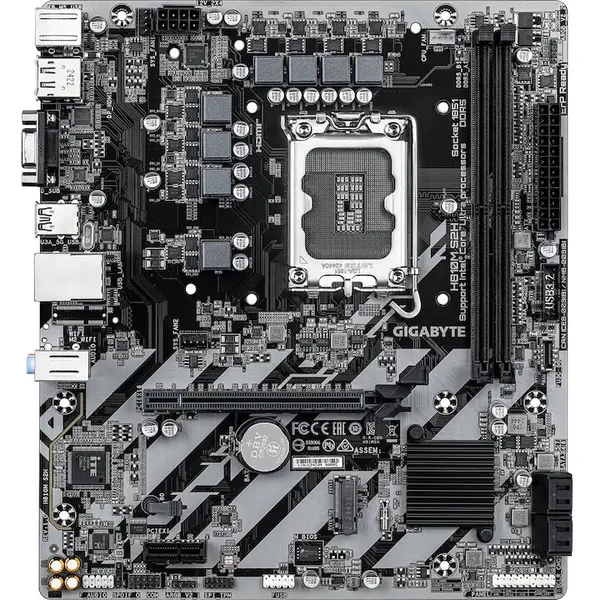 Gigabyte Placa de Baza GIGABYTE H810M S2H LGA1851, 2x DDR5, mATX