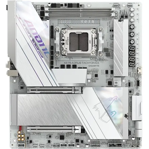 Gigabyte Placa de Baza GIGABYTE X870 AORUS ACHYON ICE AM5, ATX