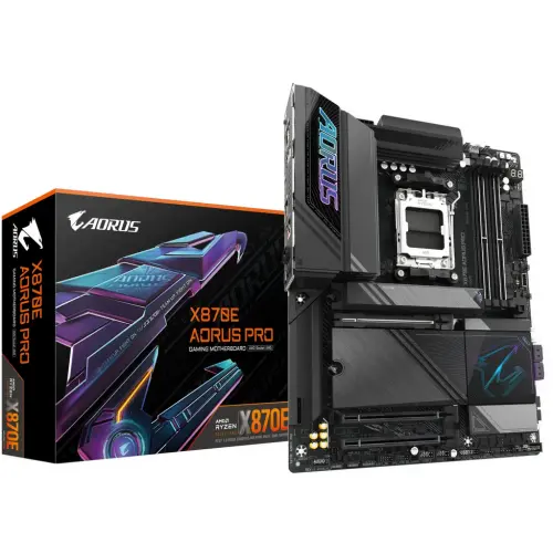 Gigabyte Placa de baza Gigabyte X870E AORUS PRO, AMD X870E, Socket AM5, ATX