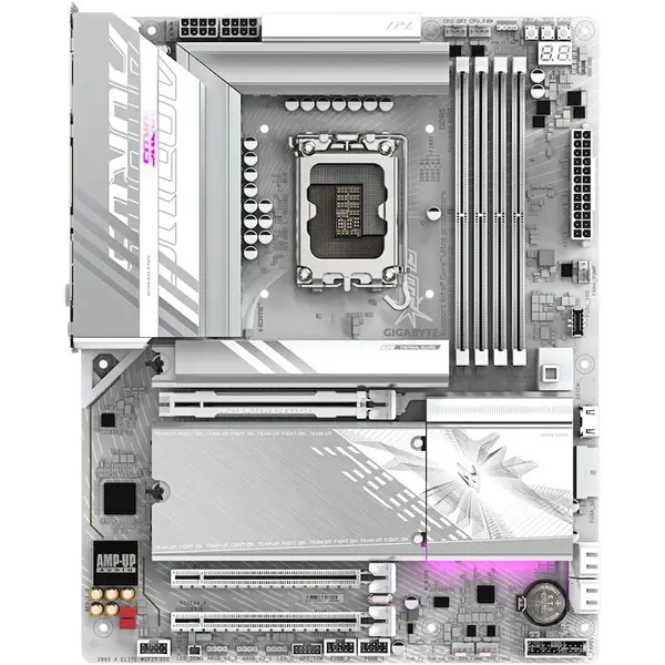 Gigabyte Placa de Baza GIGABYTE Z890 AORUS ELITE WIFI7 ICE, LGA1851, 4x DDR5, ATX