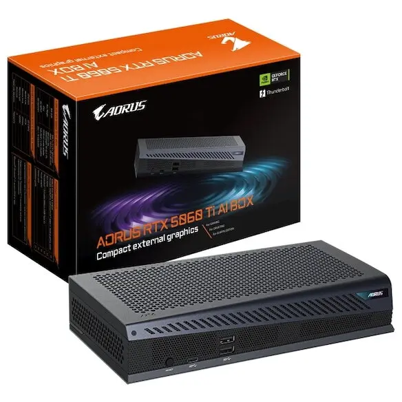 Gigabyte Placa video GIGABYTE GeForce RTX 5060 TI AI BOX, 16GB, GDDR7 128-bit