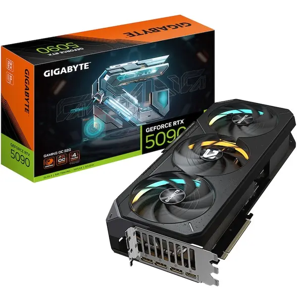 Gigabyte Placa video GIGABYTE GeForce RTX™ 5090 GAMING OC, 32GB GDDR7, 512-bit