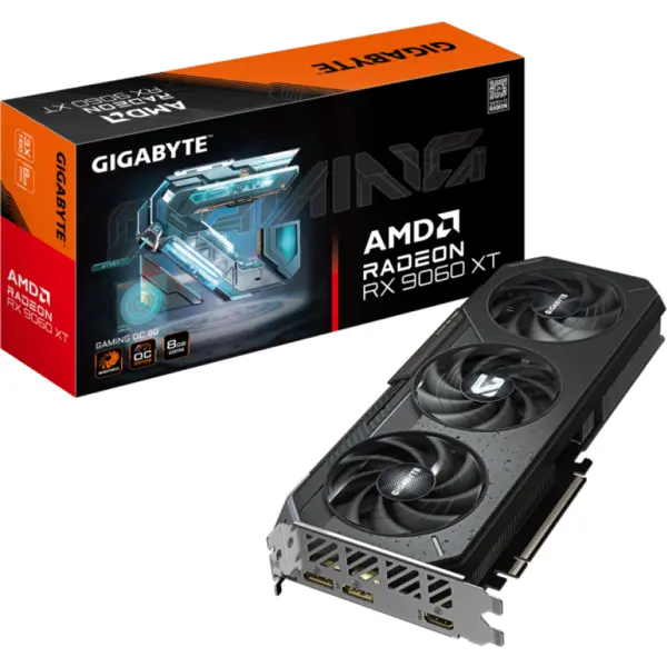Gigabyte Placa Video GIGABYTE RX 9060XT GAMING OC 8GB GDDR6, PCIE 5.0, 2x DP 2x HDMI