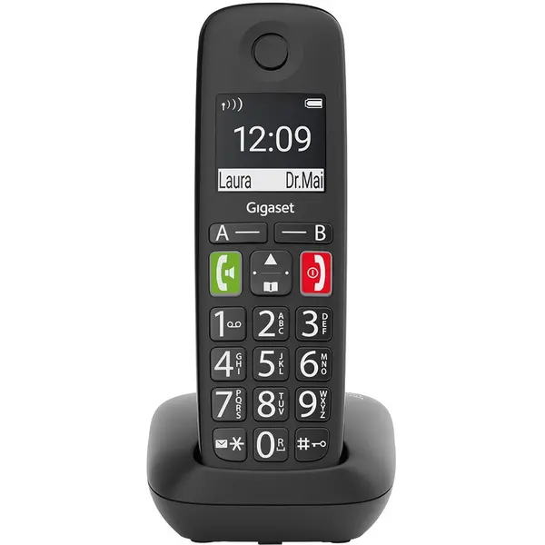 GIGASET Telefon fara fir, Gigaset, E290 , Negru