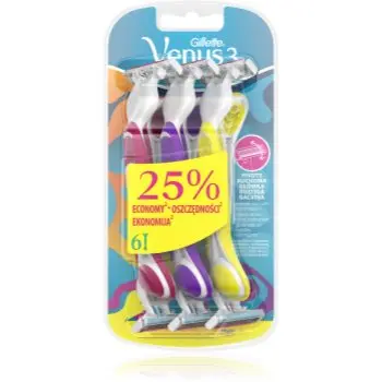 Gillette Venus 3 Plus aparat de ras de unică folosință