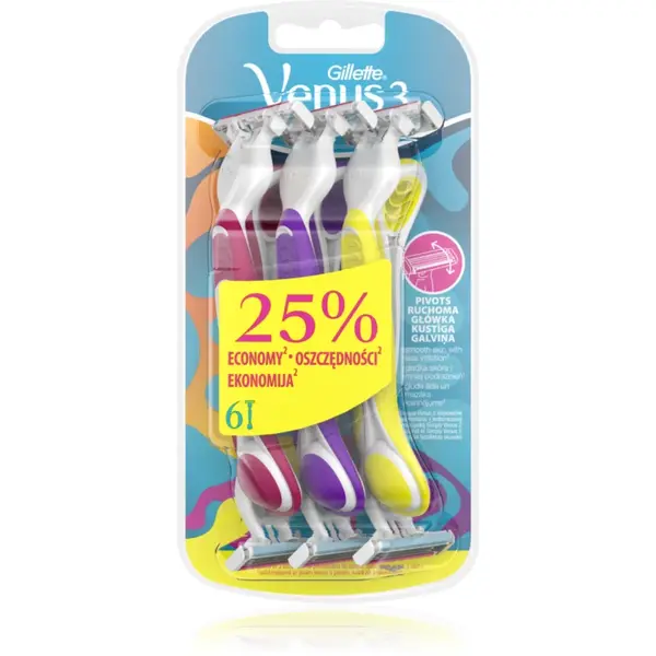 Gillette Venus Comfort Colours aparat de ras de unică folosință 6 buc