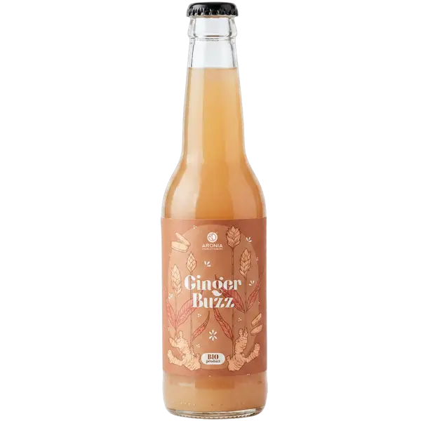Ginger Buzz — Suc de Măr, Ghimbir și Curcuma 330ml ECO