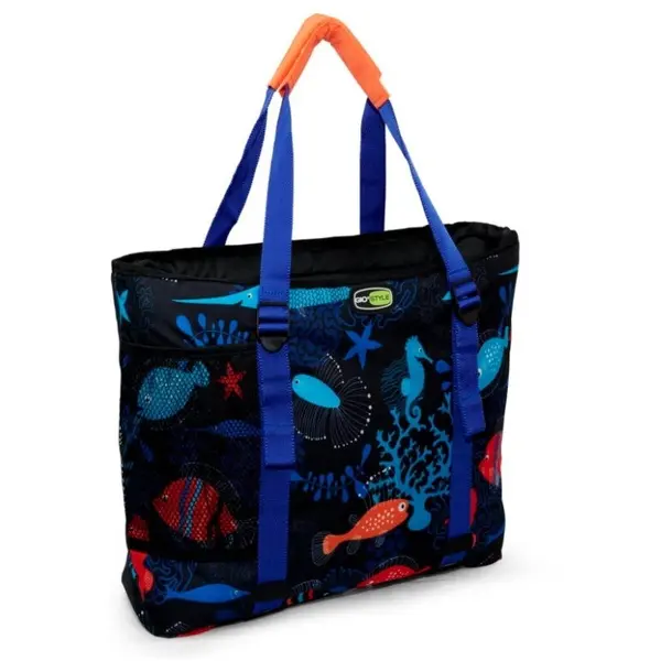 Gio Style Geanta frigorifica Giostyle Boxy+ , 28 litri, Multicolora, barete Albastru