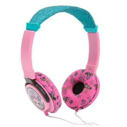 Giochi Preziosi Casti Audio cu Sclipici pentru Fetite, L.O.L Surprise Multicolor